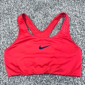 Coral Nike sports Bra
